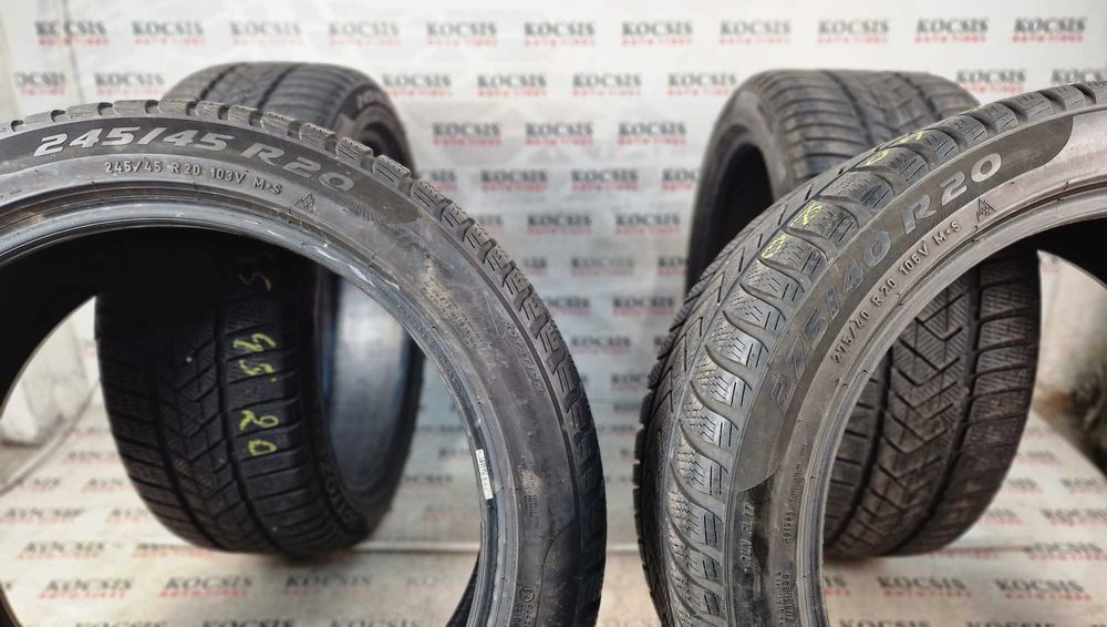 SET anvelope 245 45 20 cu 275 40 20 - PIRELLI runflat (X4)
