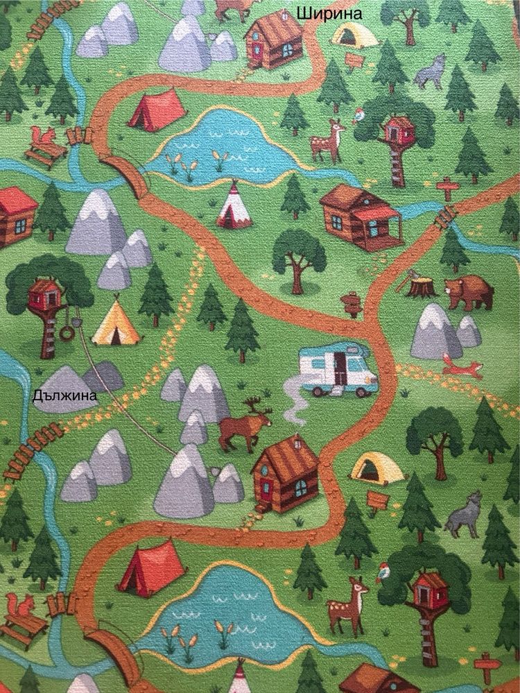 Детски килим 120/60, 190/85 или 190/190