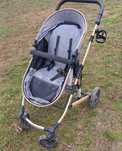 Carucior 2 in 1 landou si parte sport contine si scoica