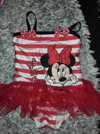Costum de baie rosu intreg Minnie Mouse