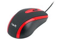 Mouse Havit Ms753, USB 2.0, 1000 DPI, Negru/Rosu