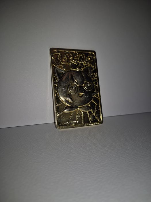 Pokemon placat cu aur 24K  JIGGLYPUFF