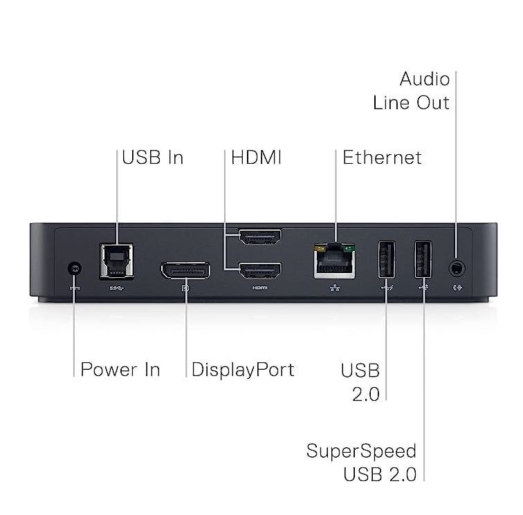 Port Replicator Dell Triple Video D3100