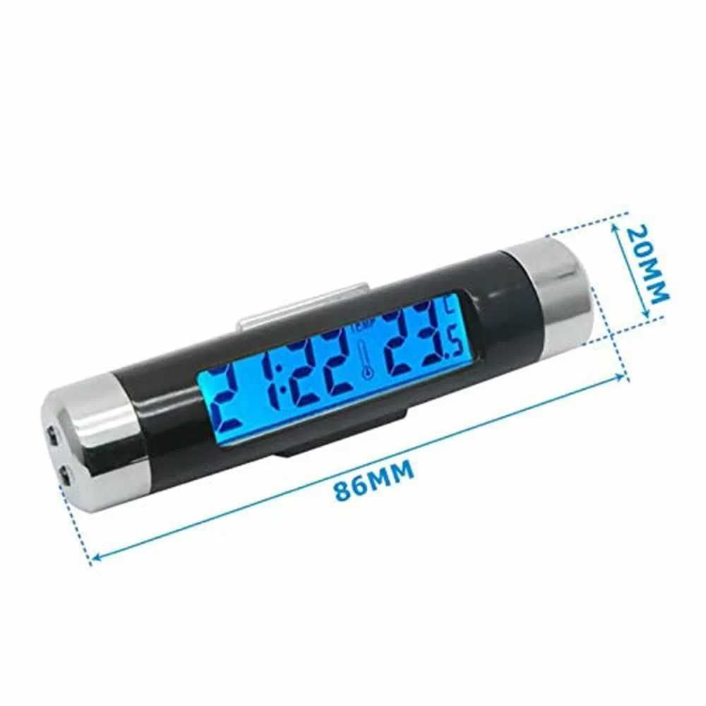 Безжичен LCD дигитален термометър и часовник 2 в 1