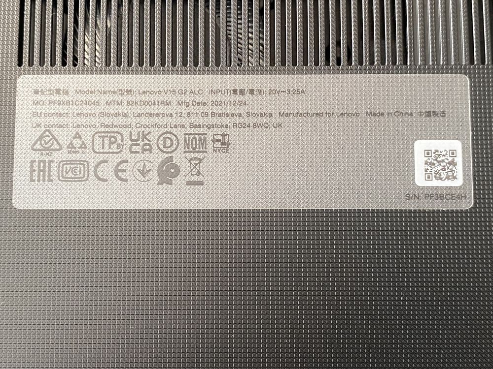 Laptop Lenovo V15 G2 Alc, Ryzen 3, 20 Gb ram