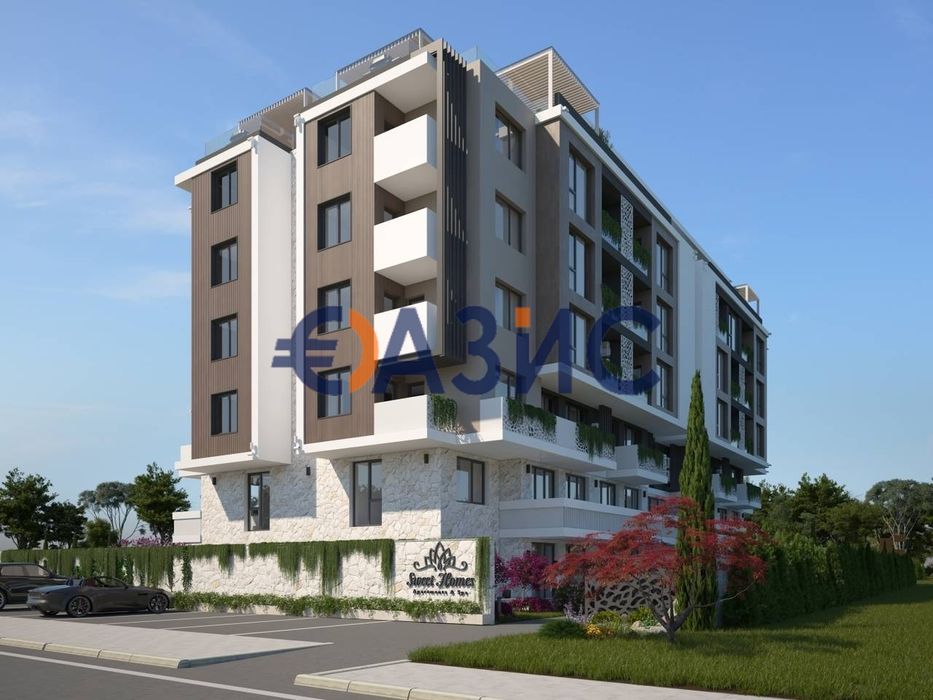 Апартамент с 1 спалня без мебели в "Суит Хоумс 9", Слънчев Бряг, 47,95