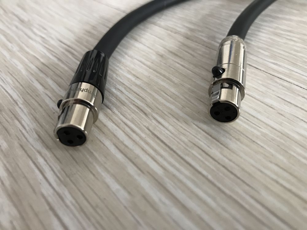 Cablu  XLR tata la mini XLR mama. 3 pini