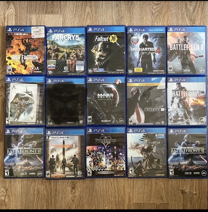 Диски ps4 в отличном состоянии срочно