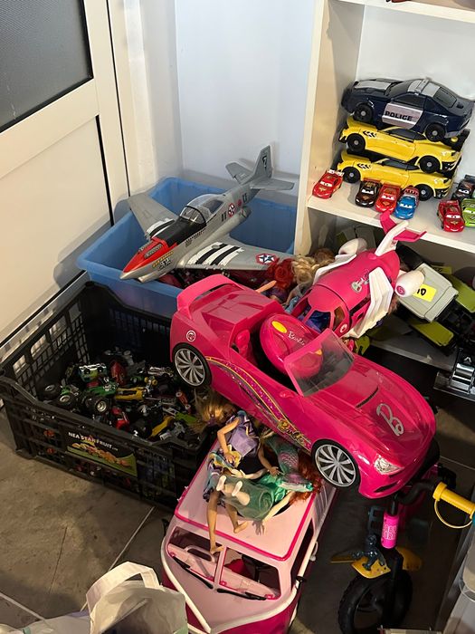 Jucari in stare foarte buna Bruder/Cars/Barbie