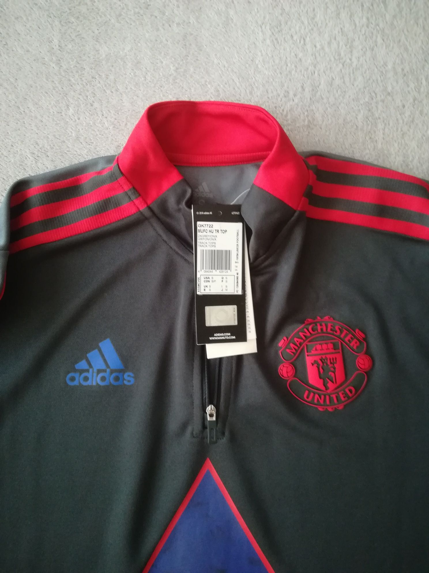 2020-21 Manchester United adidas Human Race 1/4 Zip Training Top