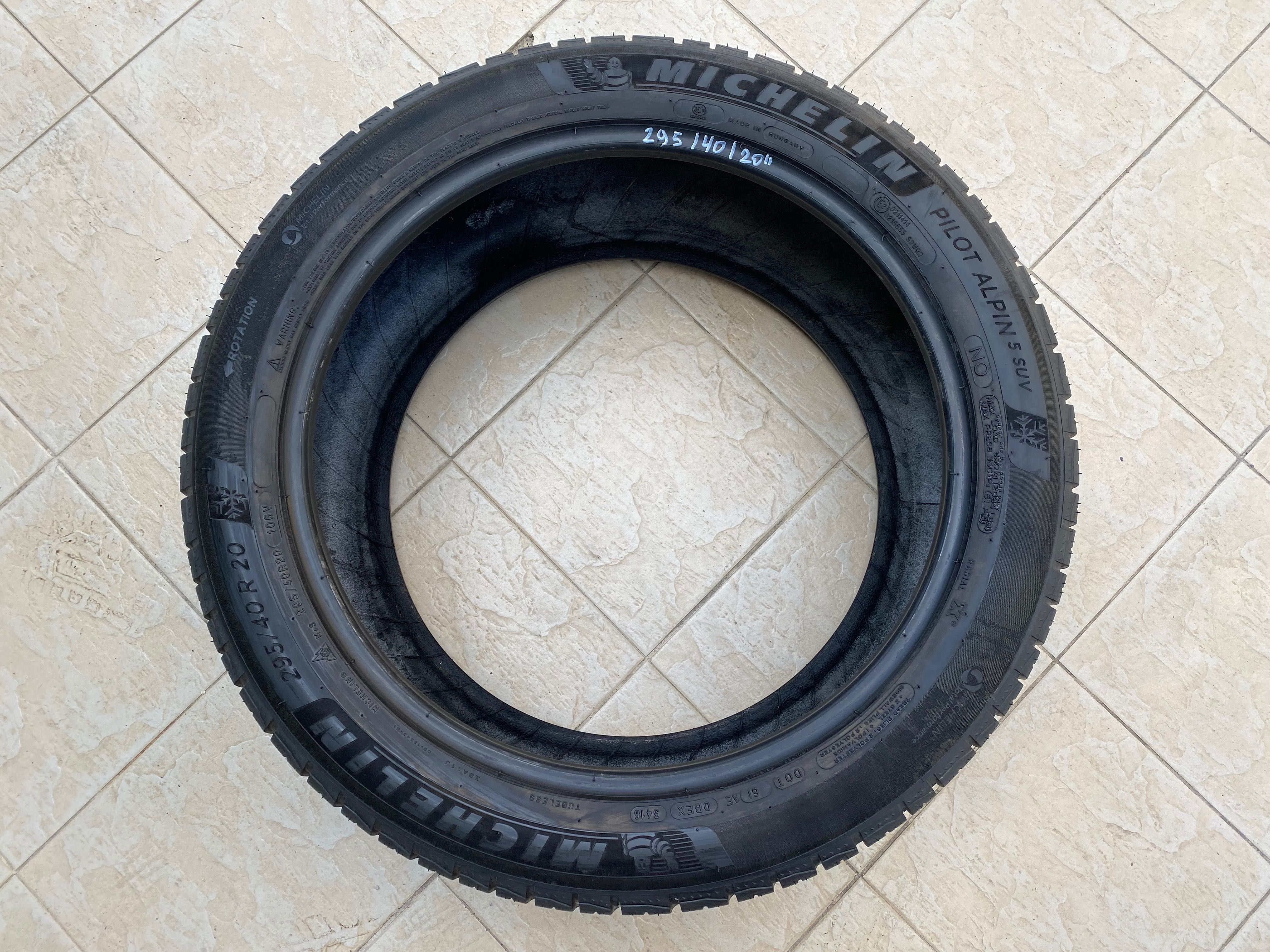 Гума зимна гуми 295/40/20” MICHELIN PILOT ALPIN 5 SUV