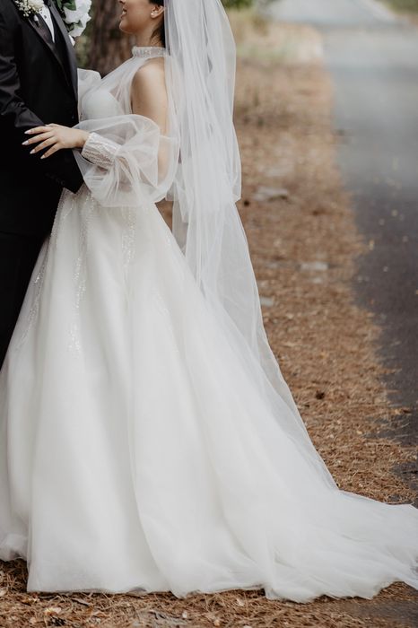 Булчинска рокля + подарък воал