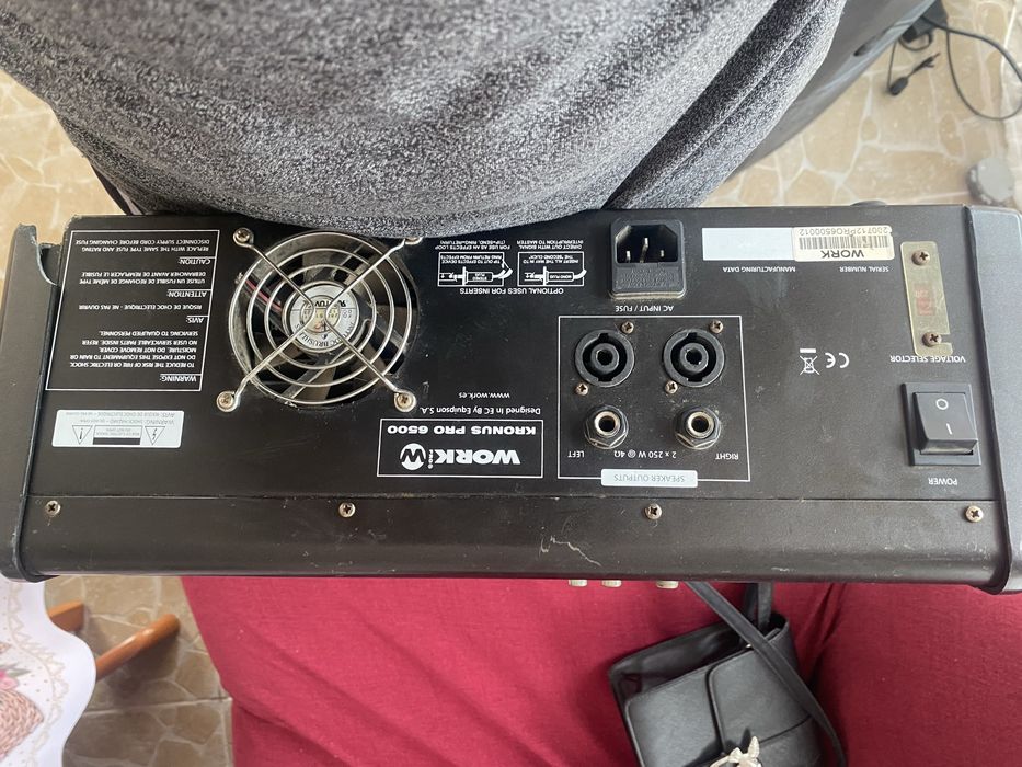 mixer activ 2x250 rms