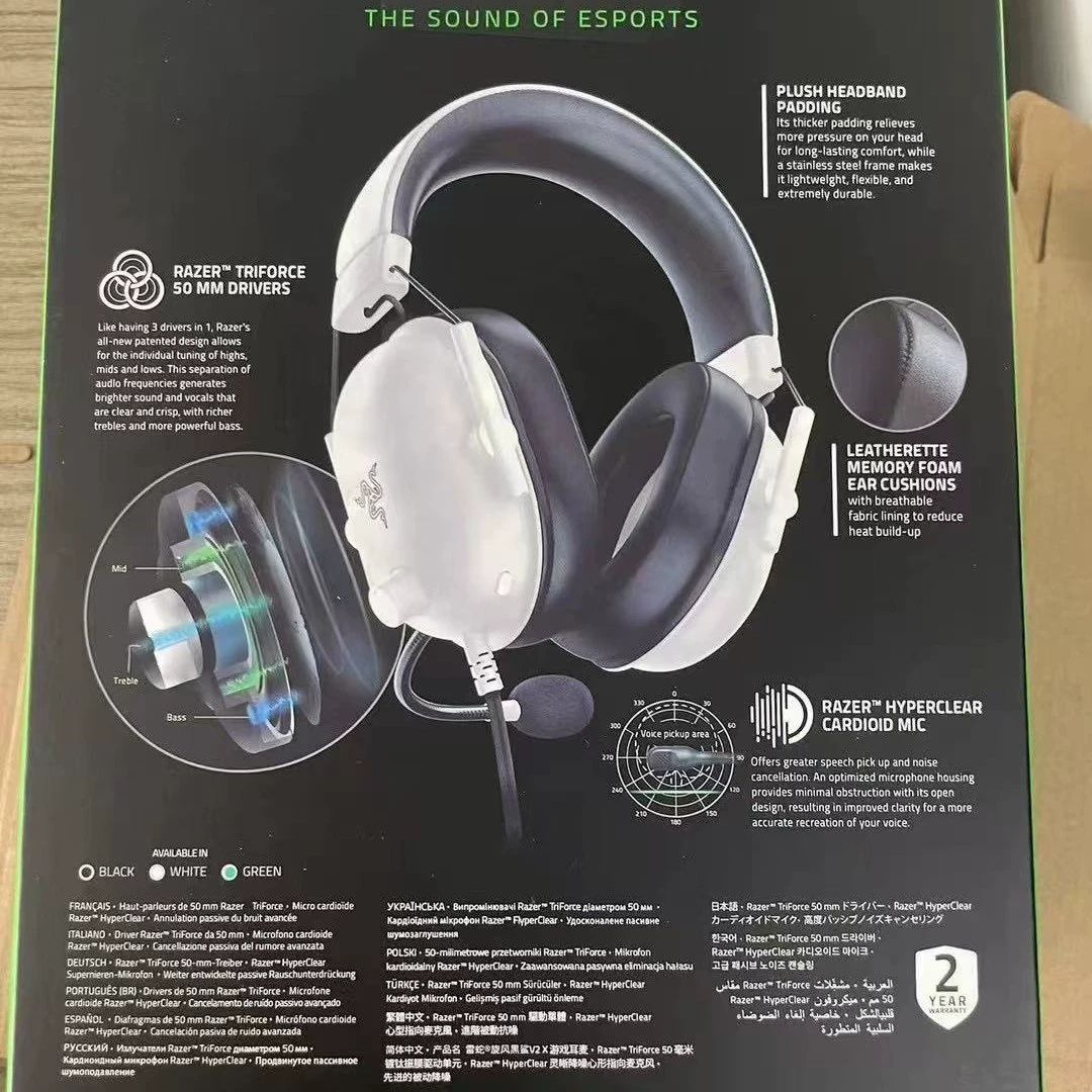 Razer BlackShark V2 X — компьютерные игровые наушники с микрофоном