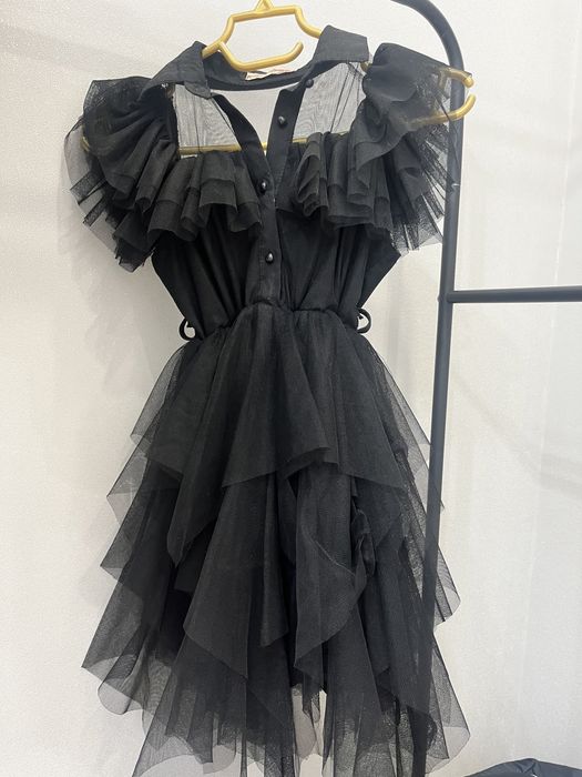 Продам черное платье Уенздей для девочек