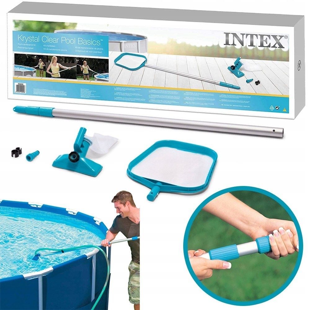 Набор для чистки бассейна Intex пылесос для очист