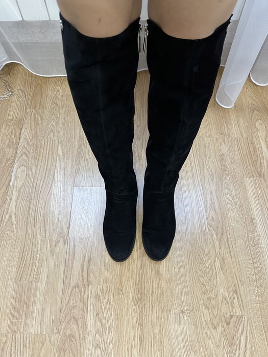 Замшевые сапоги Basconi