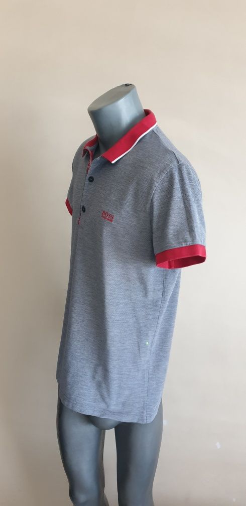Hugo Boss Pique Pima Cotton Slim Fit Mens / L - XL ОРИГИНАЛНА Тениска!