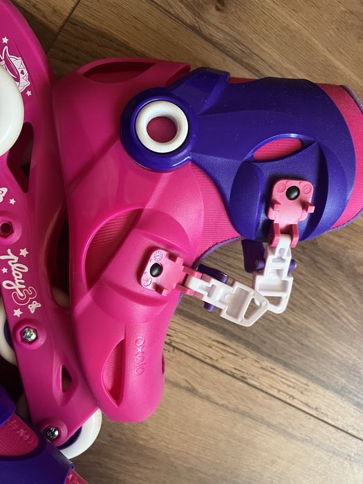 Role oxelo 32-34 noi + casca protectie