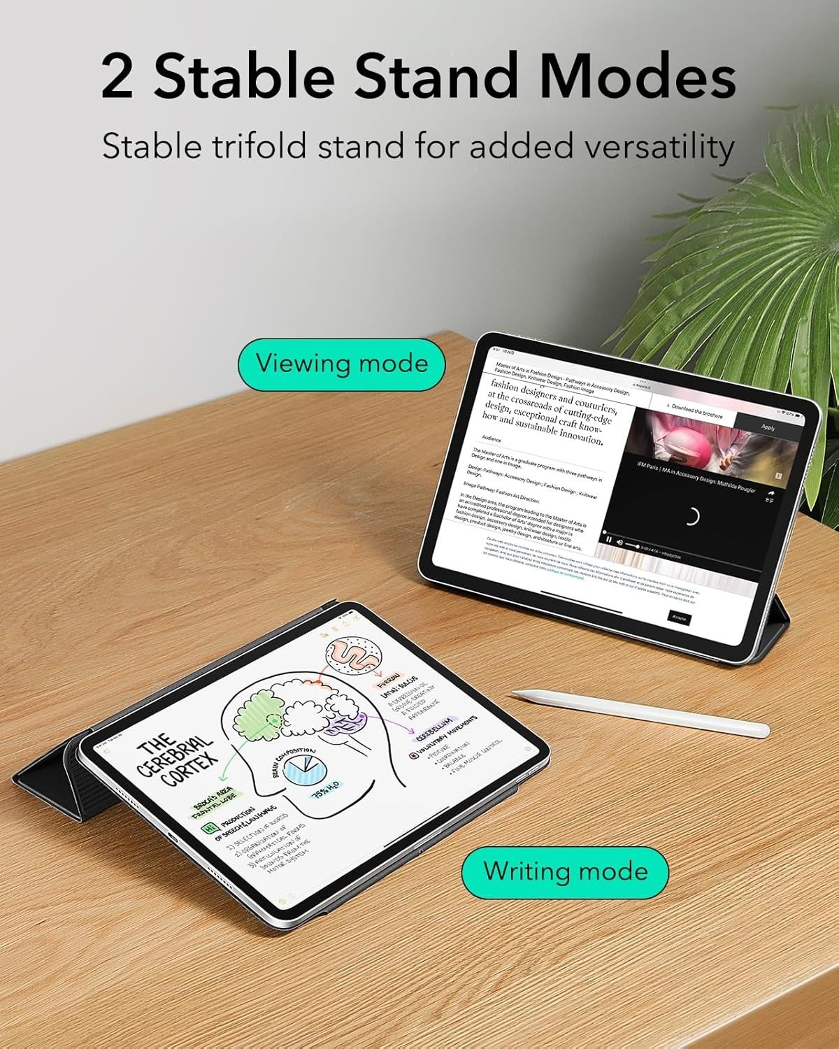 ESR iPad pro 11" M4 2024 магнитна приставка сгъваем на стойка