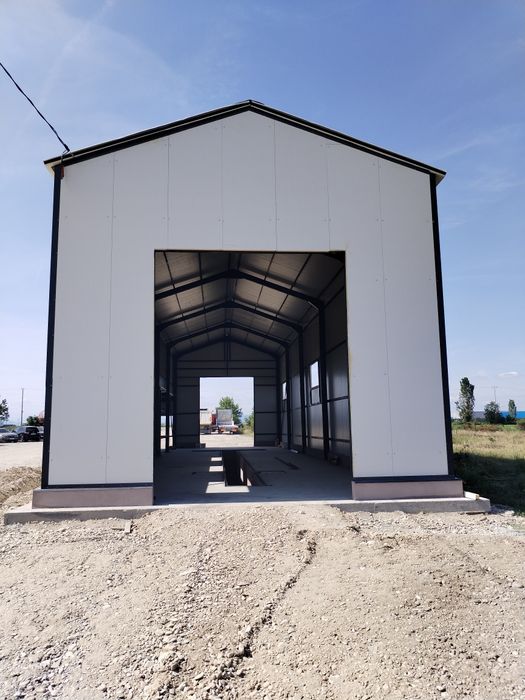 Vând structuri metalice, hale complete la cheie