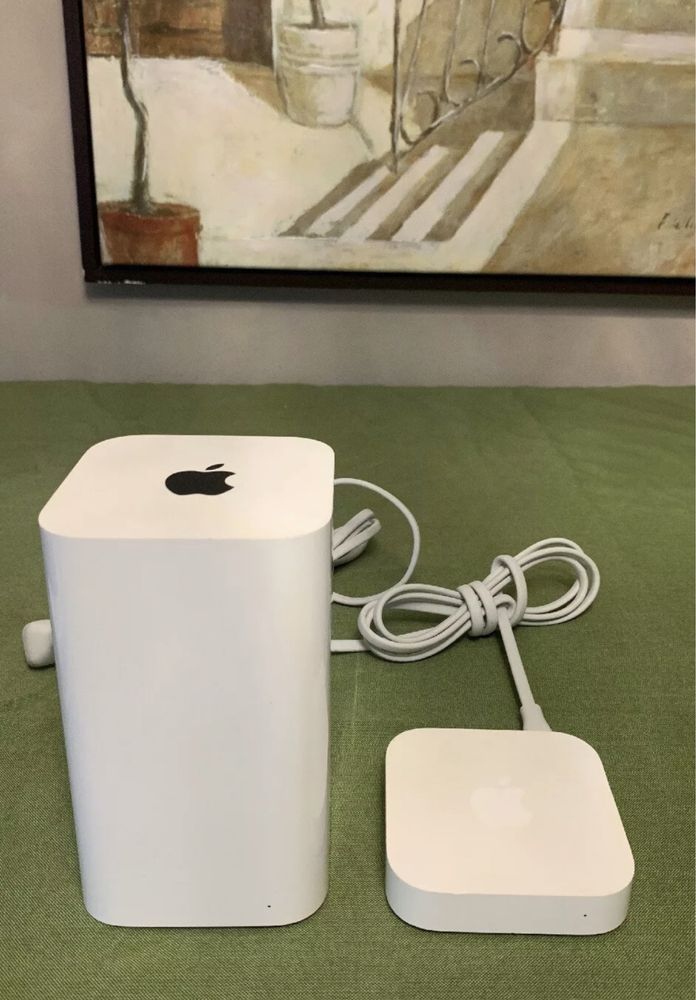 Apple Airport Extreme 6го поколения и Express Wifi Роутер Модем оптики