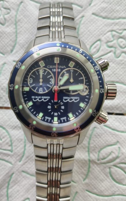 Ceas Certina DS Blue Ribbon Diver Chronograph