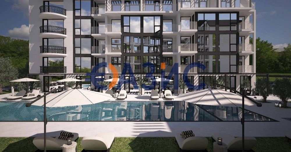 Апартамент с 1 спалня в J'adore Blanc, от 55,30 кв.м., Слънчев бряг,