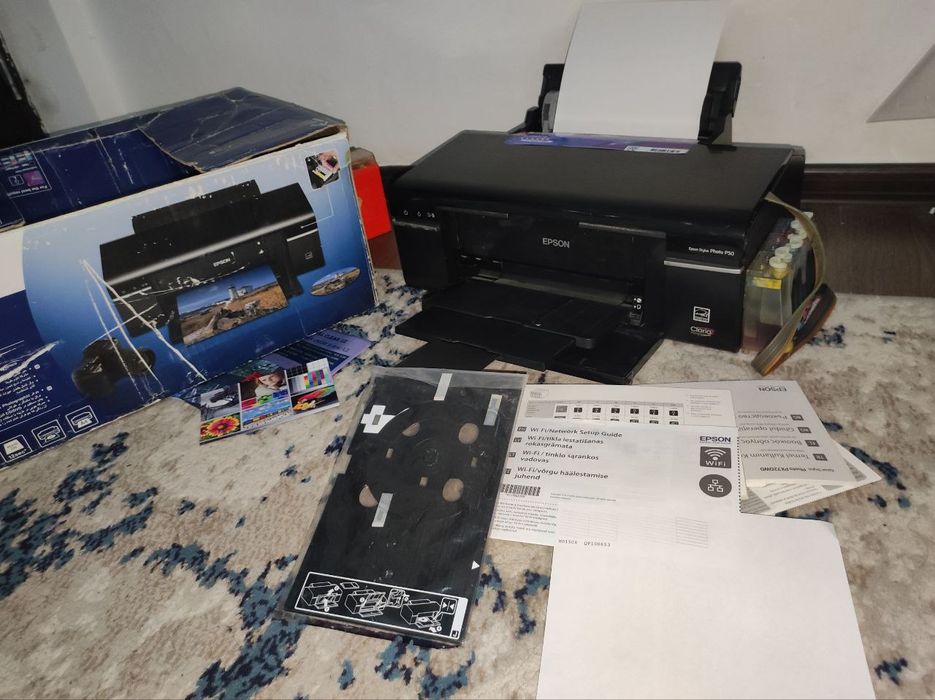 Epson P 50 Dyuz 100% 6 ta rangPrabegi endgina 7000 uyda Kam ishlagan