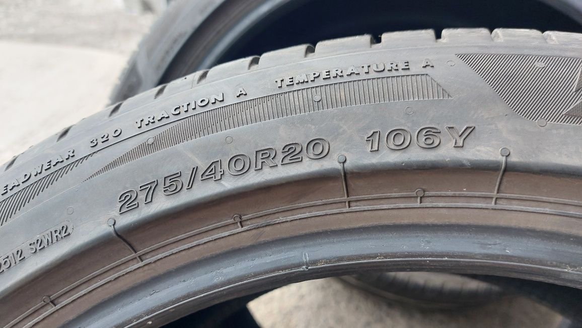 Летни гуми 275/40/20 Bridgestone Turanza 6 4 броя