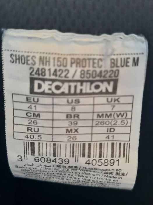 Încălțăminte impermeabilă joasă bărbați marime 41 (26cm)