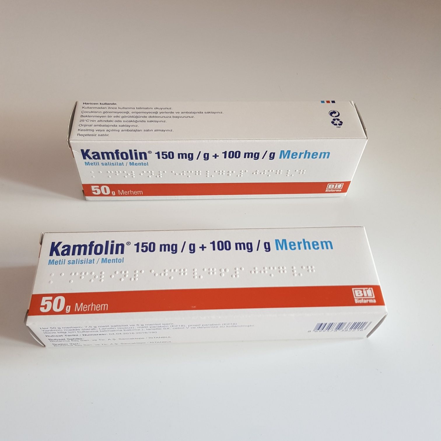 Kamfolin crema antiinflamatoare