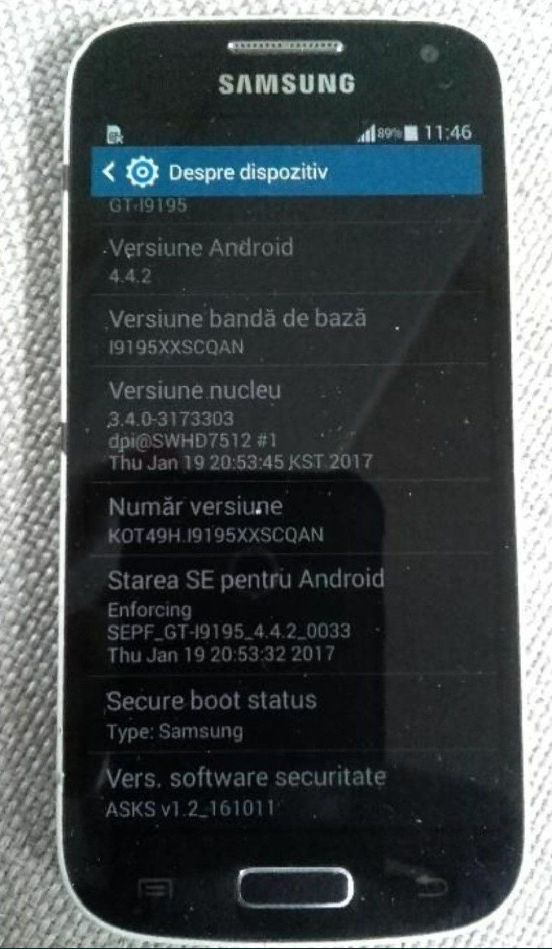 Samsung S4 mini BLACK EDITION