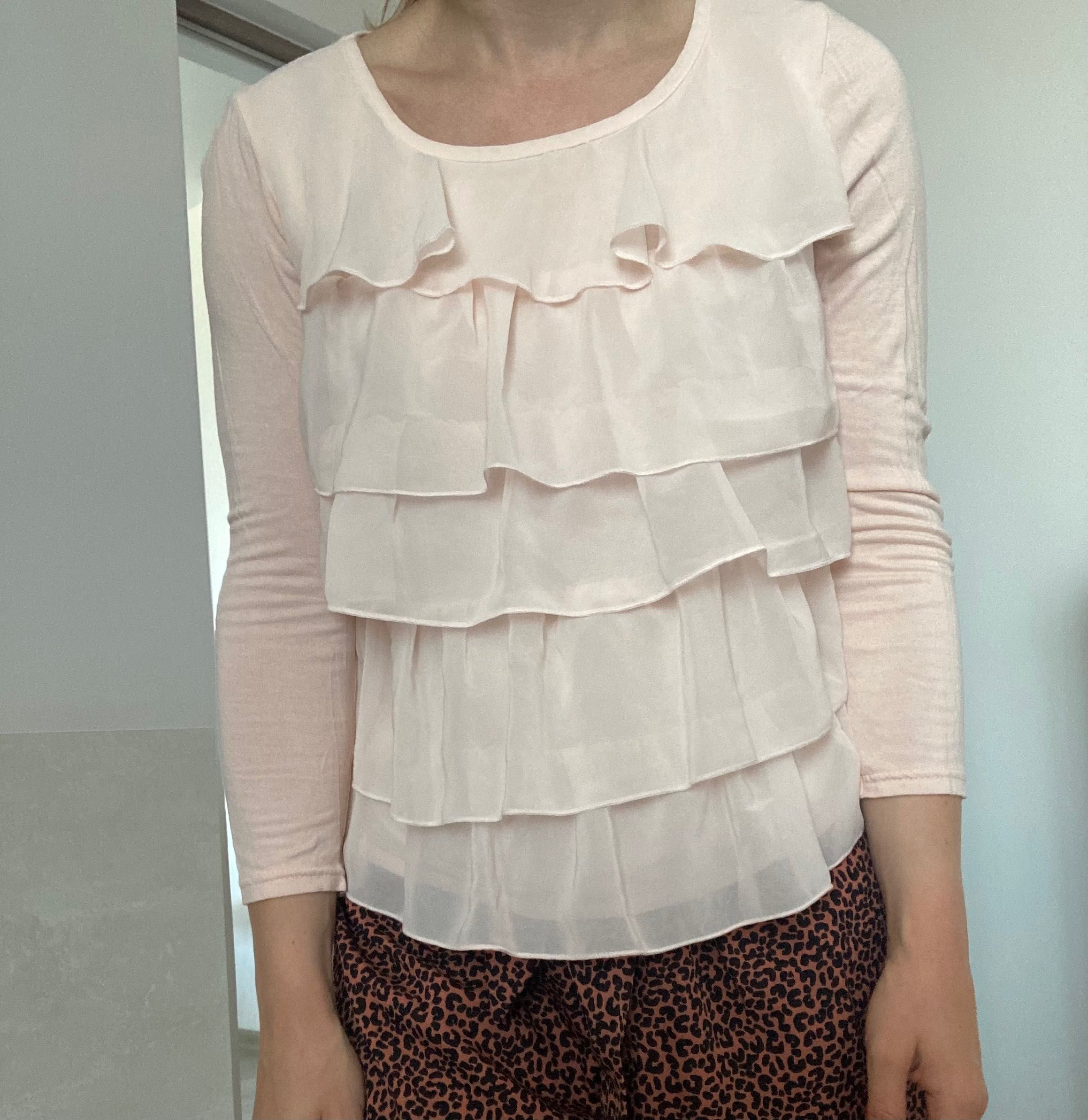 Bluza cu volane fetite H&M