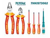 Комплект изолирани инструменти 6 части, TOTAL INDUSTRIAL THKIST3062