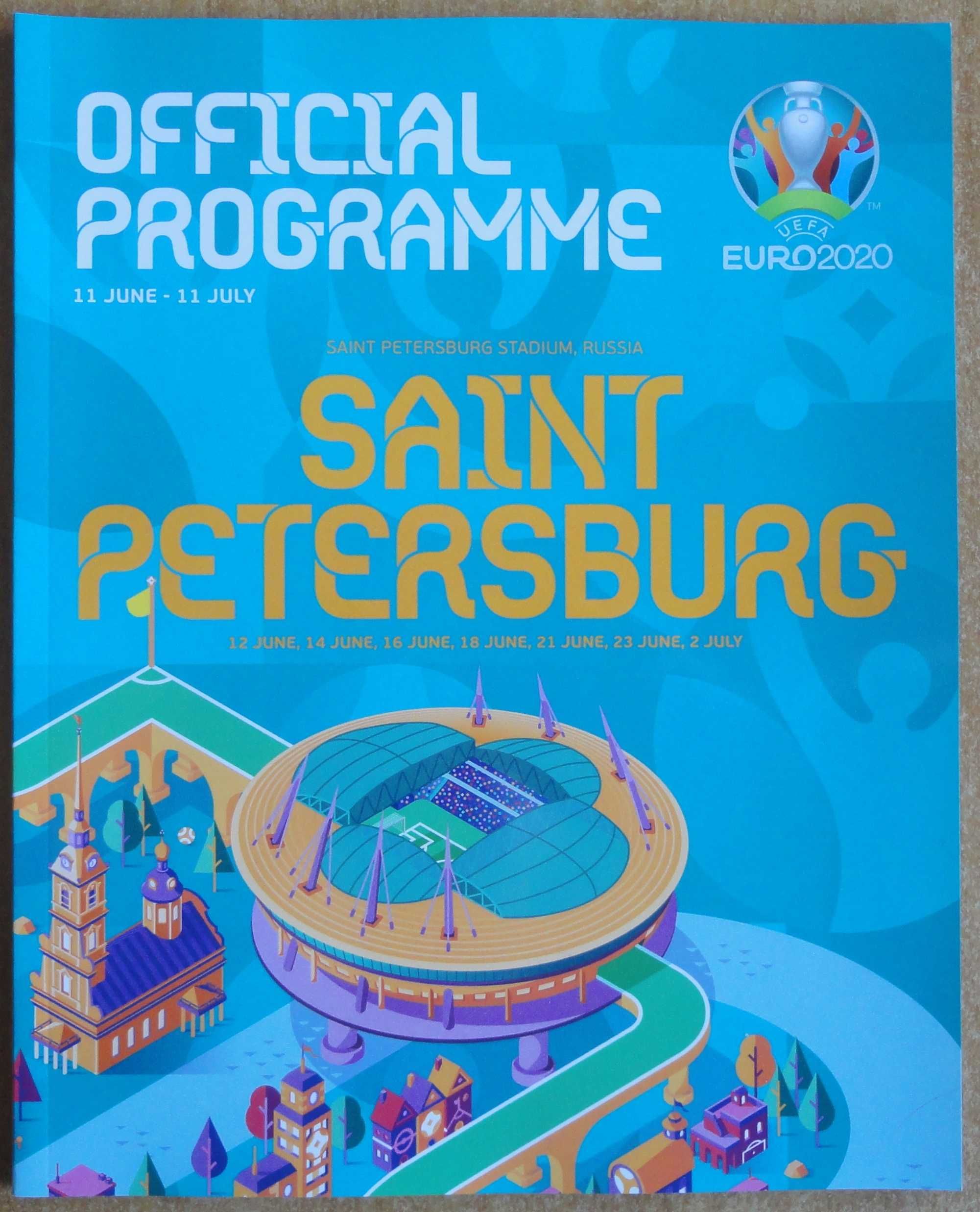 Футболна програма Евро 2020, издание Санкт Петербург