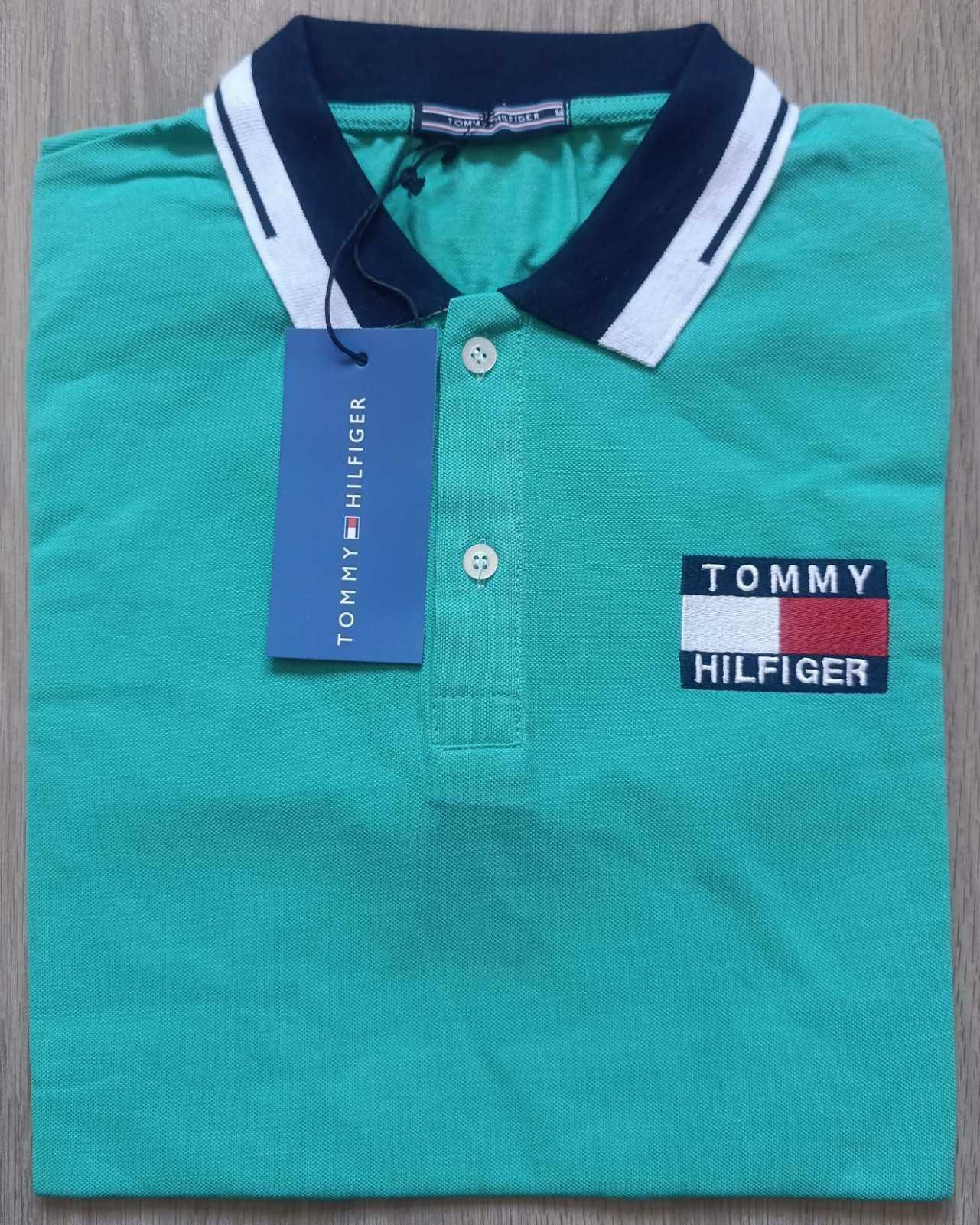 Мъжки тениски с яка Tommy