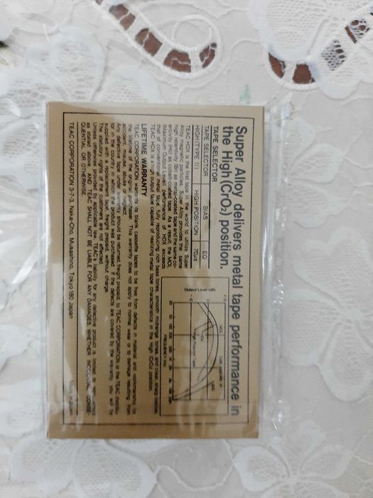 Аудиокассета TEAC HDX 90