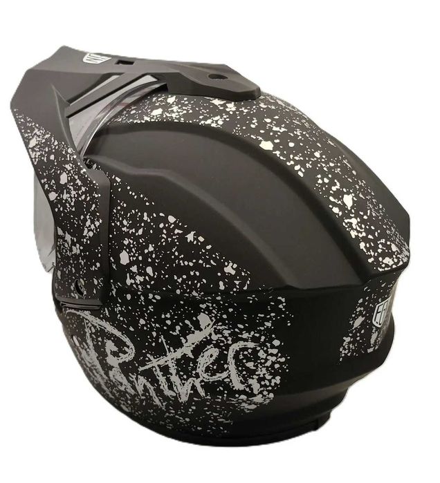 Каска Крос Мотор/Скутер/Бъги/Вело/АТВ с Визьор Два цвята