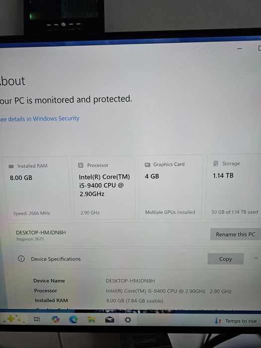 Pc Dell inspiron 3671