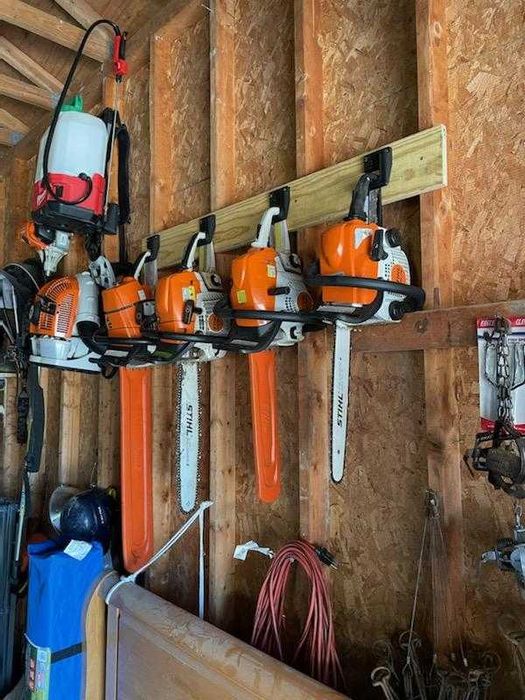 Стойки и аксесоари за моторен трион Stihl Husqvarna Dolmar и др.