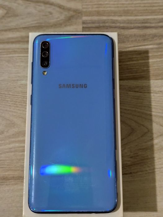 Vand telefon/smartphone Samsung A70 dual sim blue