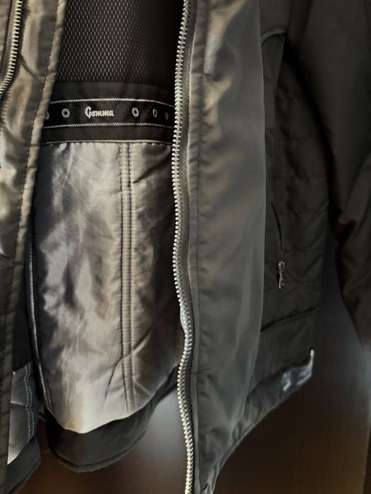 Geaca cu blana naturala, model Italia deosebit XXXL, Slim Fit