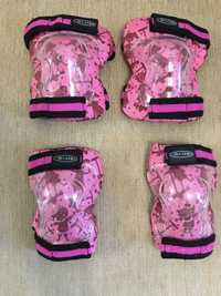 Vand Set Genunchiere Si Cotiere Micro Pink S