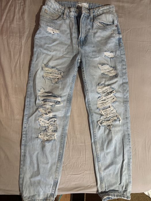 Дънки bershka вискока талия