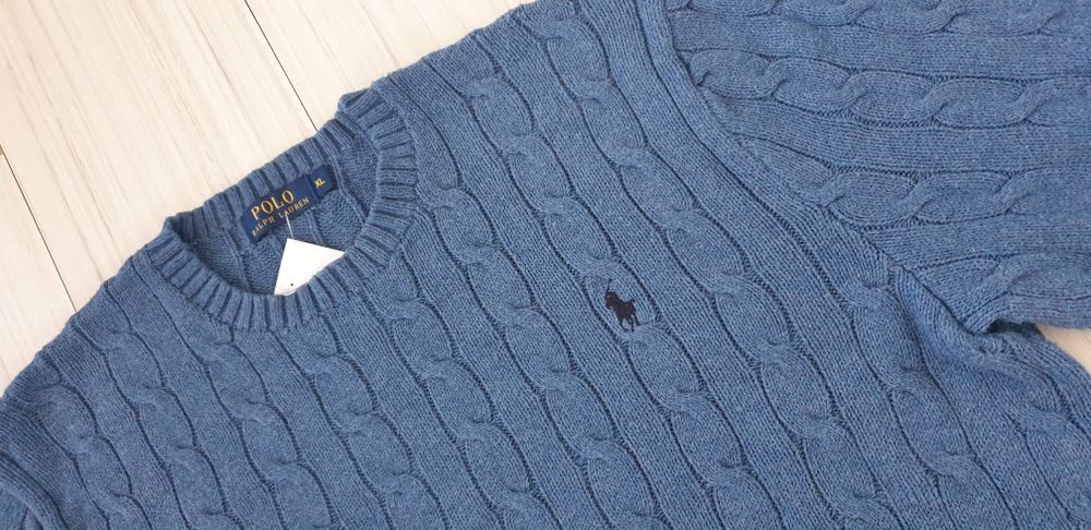 POLO Ralph Lauren Cable Cotton / Knit  XL НОВО! ОРИГИНАЛ! Мъжки Пулове