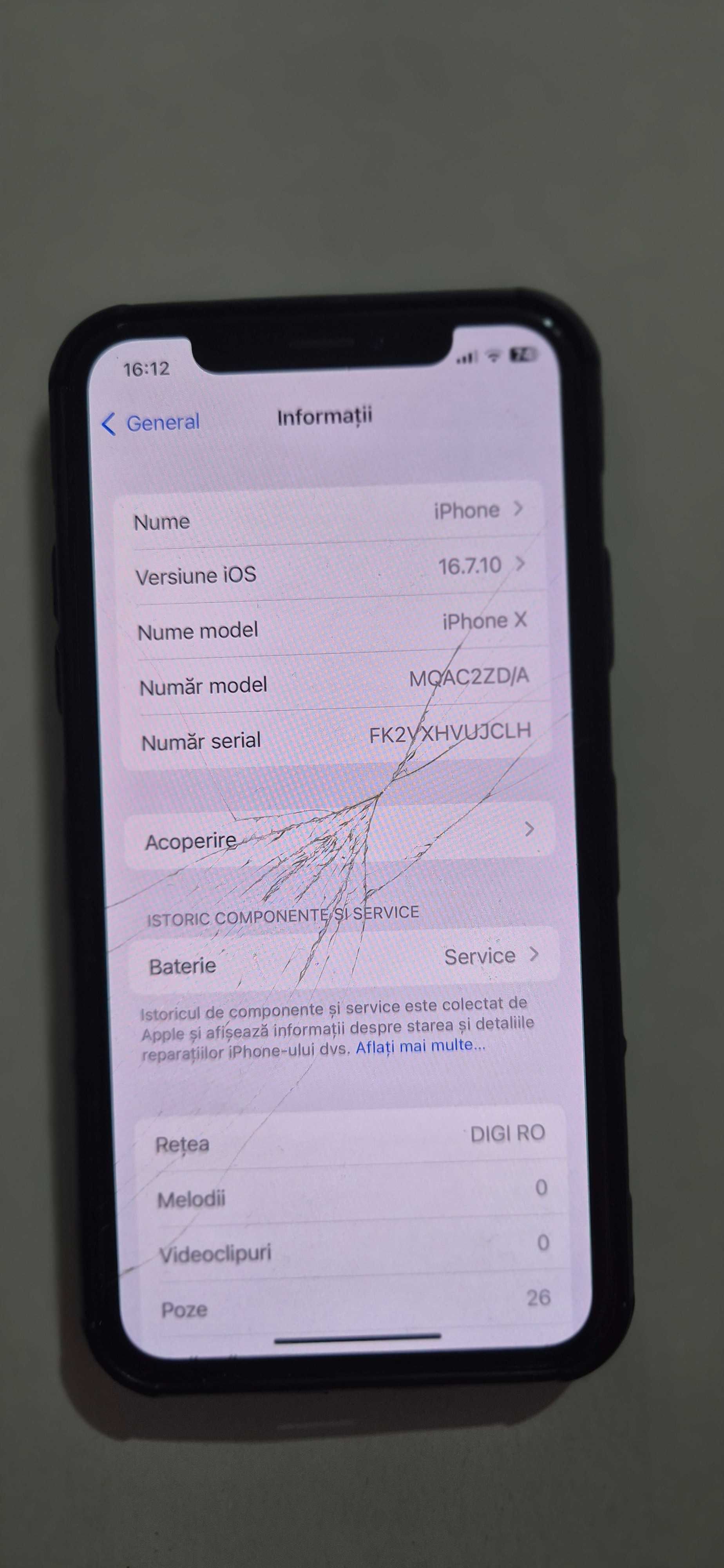 Iphone X 64gb folosit