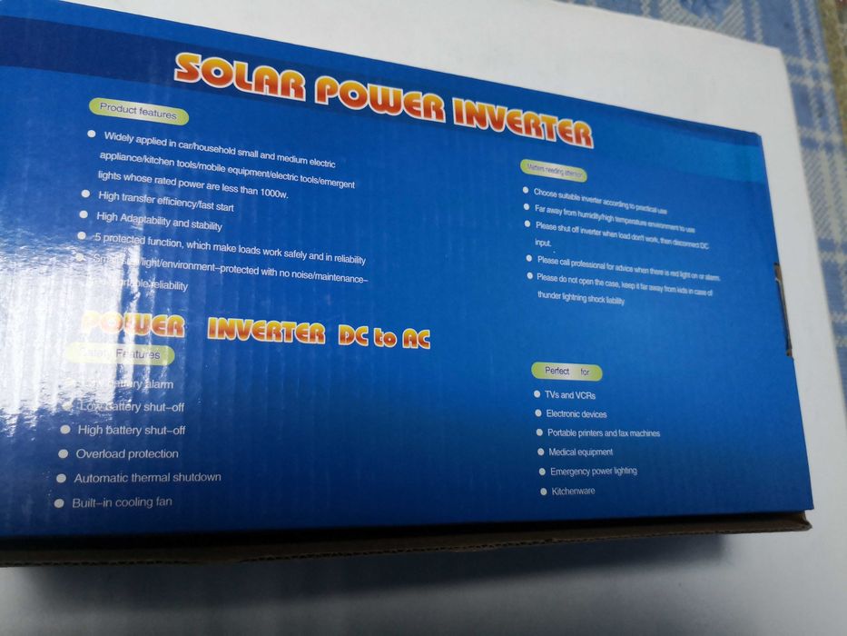 Invertor tensiune 12 V 2000 W