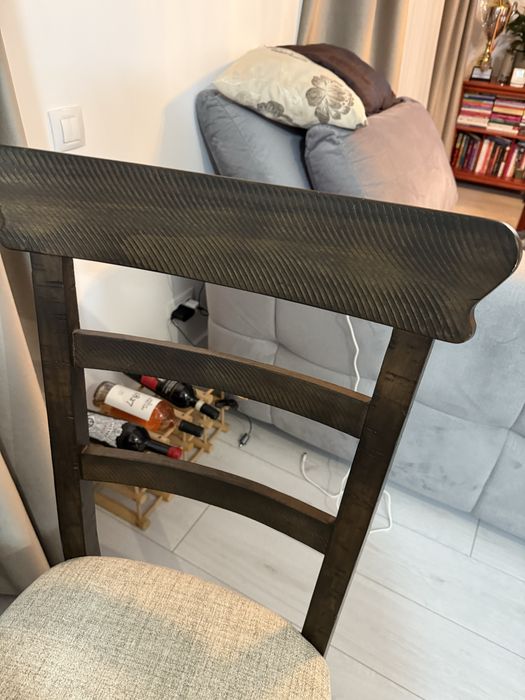 Vand scaun lemn masiv vintage design Mobexpert