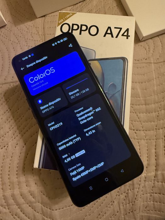 Telefon Oppo. A74